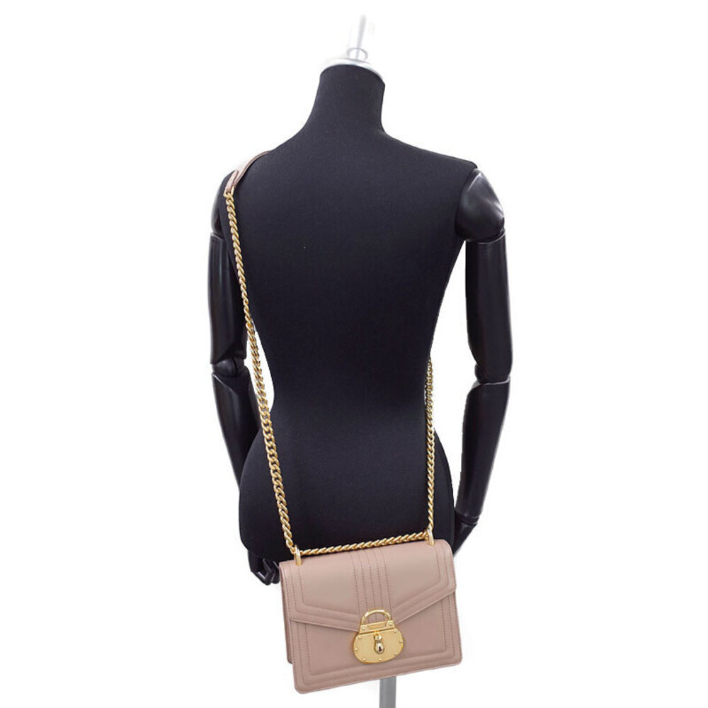 Prada Lock Flap leather crossbody Chain bag pink - Picture 9 of 9